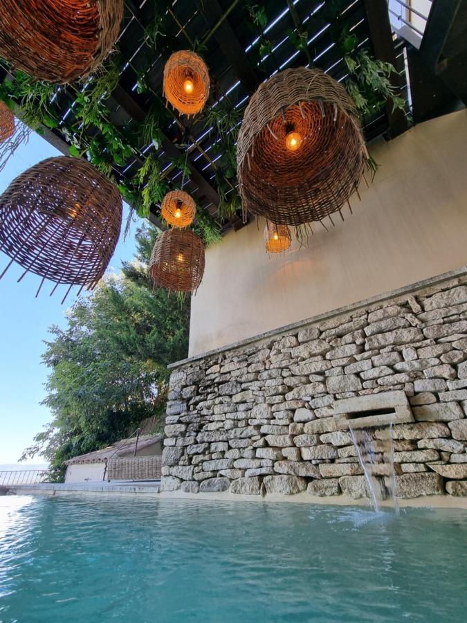 Piscine troglodyte avec vue incroyable à Gordes Vila Exterior foto